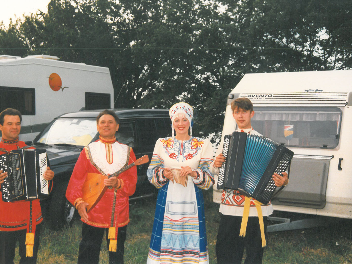 Folkloregruppe in Königsberg in den 1990er Jahren