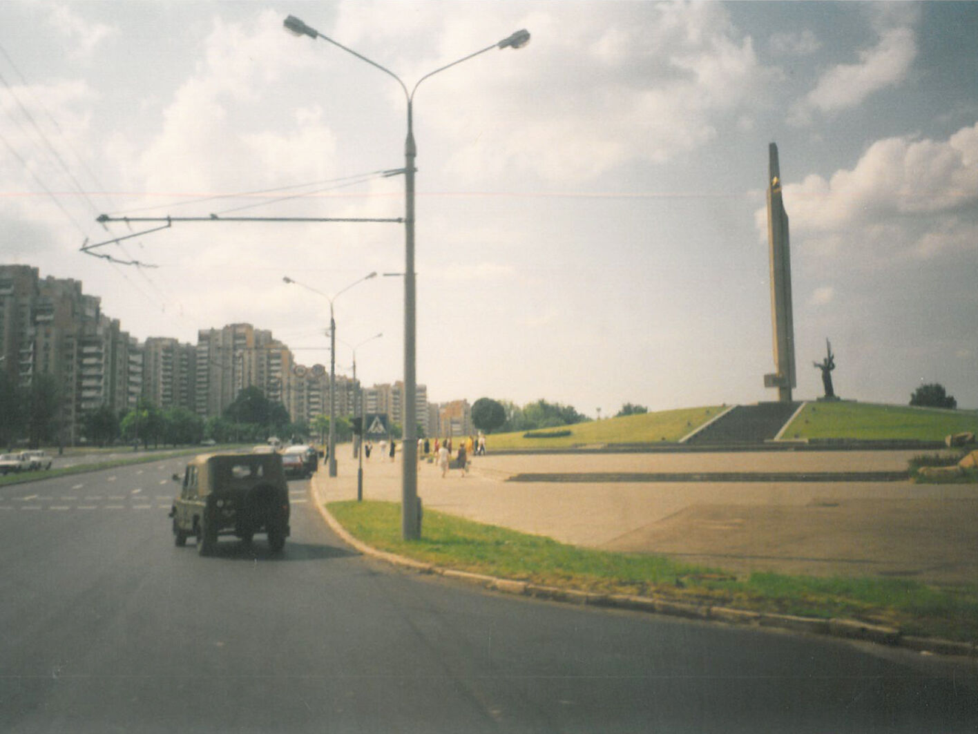 The Belarusian capital Minsk in the early 1990s.