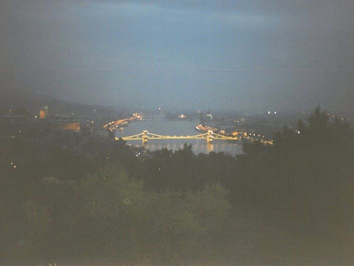 Blick auf Budapest in den 1990er Jahren 