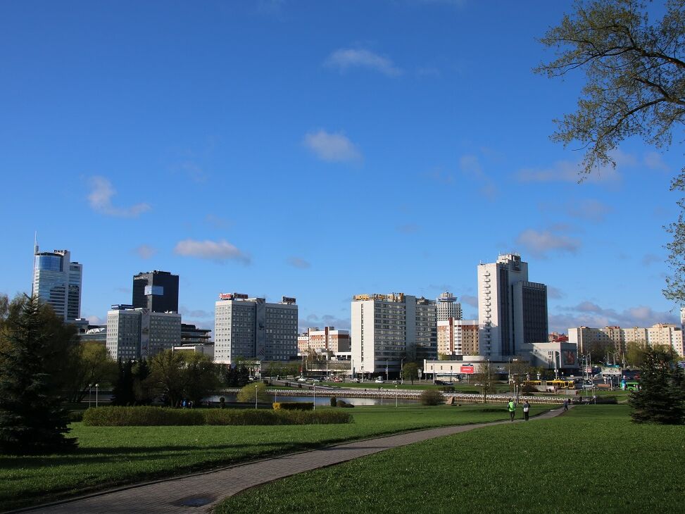 Minsk in summer 2019, a big and green city that impresses visitors.