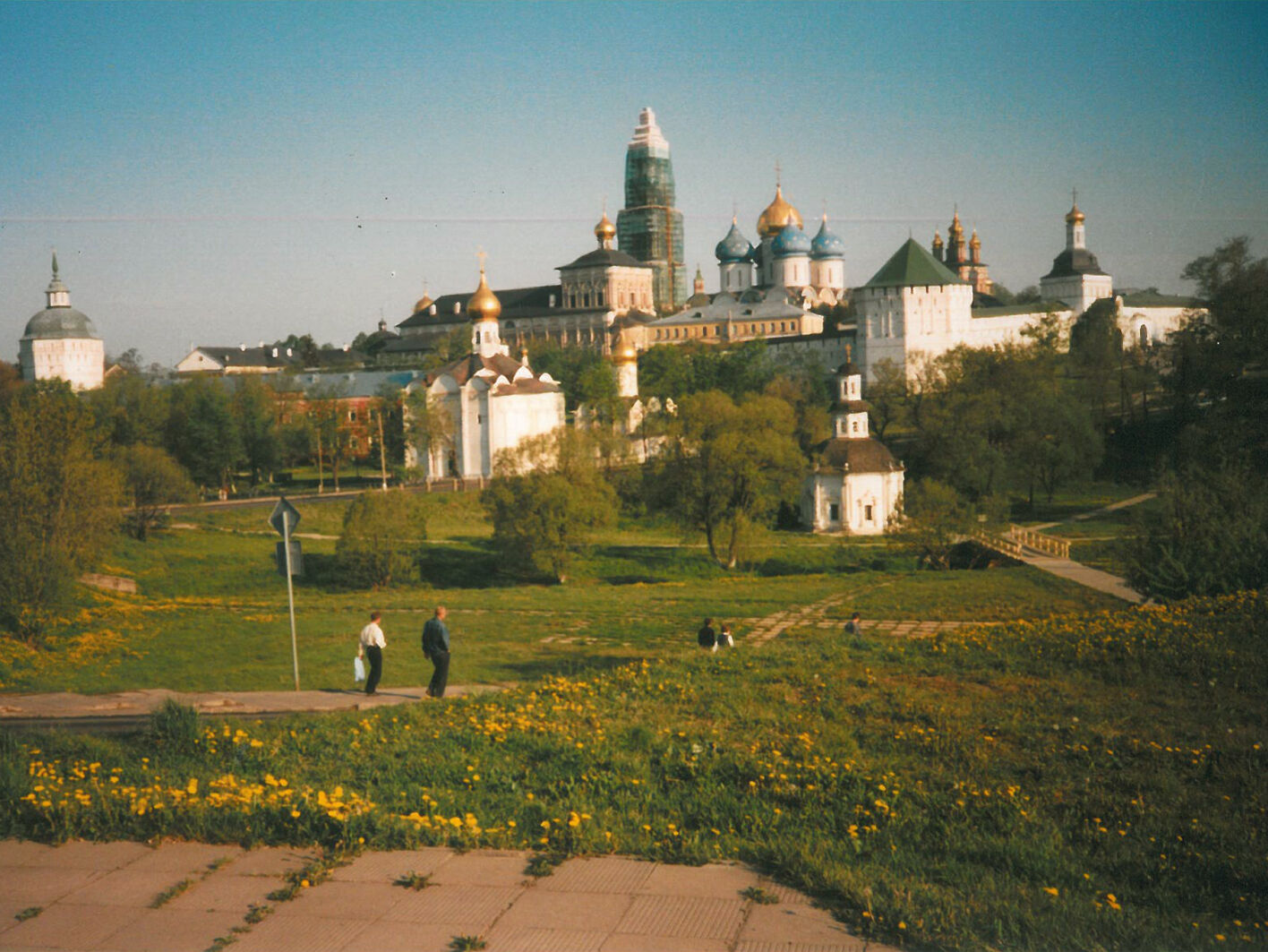 Sergiev Posad in the 1990s. We have been touring the Golden Ring since the mid-1990s.