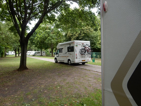 Even today we stand several times a year on the campsite near the city.